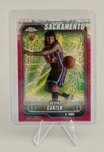 2024-25 Topps Chrome - #134 Devin Carter - Magenta Speckle Refractor /350 - Picture 1 of 2