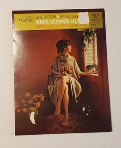 Carol Brent nahtlose lange (5'-7" bis 6') große Nylons Strumpfhose sonnenbraun verstärkt - Bild 1 von 3