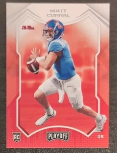 Matt Corral 3 2022 Panini Chronicles Draft Picks Playoff Rookie Card Panthers RC - Picture 1 of 3