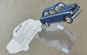 PUBBLICITA' AUTOMOBILE FIAT 1400-cartoncino apribile-C96-157 - Imagen 1 de 1