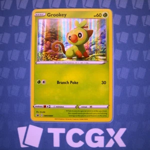 Pokemon - Grookey - SWSH001 - SWSH: Sword & Shield Promo - Holo NM - Picture 1 of 1
