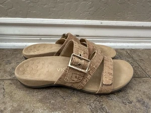 VIONIC Skylar Sandals Cork Adjustable Slides Women's Size 10 - Bild 1 von 6