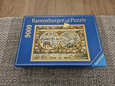 9000 Piece Jigsaw Puzzle Ravensburger Big World Map 1611 Rare Puzzle NEW - Image 1 of 4
