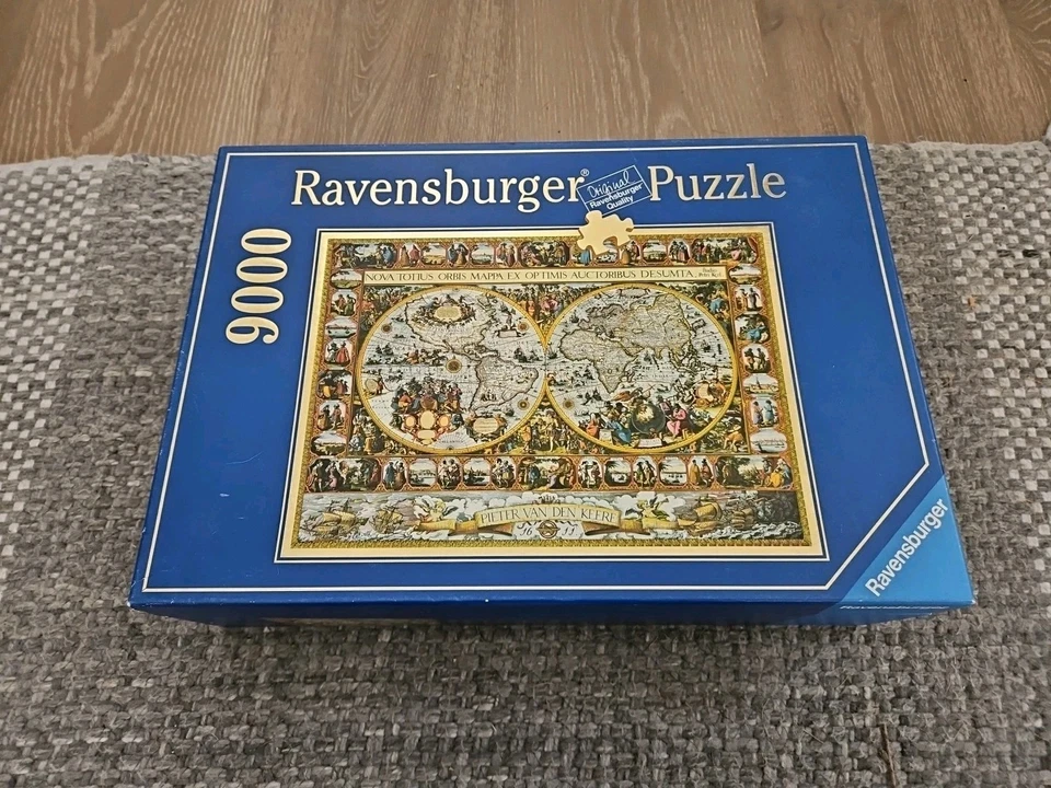 9000 Piece Jigsaw Puzzle Ravensburger Big World Map 1611 Rare Puzzle NEW - Image 1 of 4
