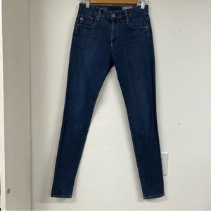 AG Adriano Goldschmeid Farrah High Rise Skinny Jeans Womens 26 Medium Wash Blue - Picture 1 of 11