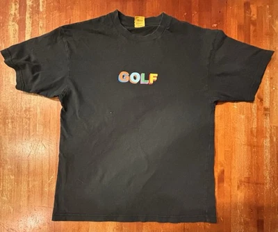 Golf Wang OFWGKTA Tyler the Creator 3D Spellout Logo Black T-Shirt Men’s Small - Image 1 of 3