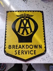 Aa Breakdown Service vintage Sign - Picture 1 of 2