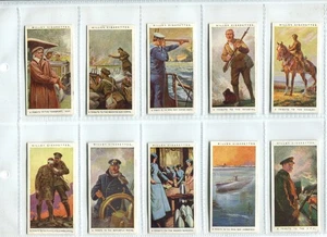 Britain's Part in the War 1917 Wills Cigarette Cards - Full Set of 24 Cards - Picture 1 of 6