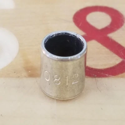 0812DU Straight Sleeve Bushing, 8mm Bore, 10 Outer Diameter, 12mm Length - NEW - Image 1 of 4