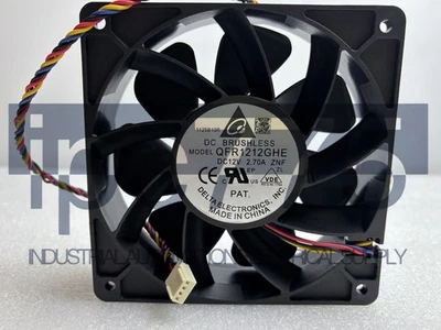 1PCS NEW Delta QFR1212GHE High Speed GPU Cooling Fan 120X120X38mm DC 12V 2.7A - Image 1 of 3