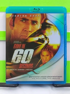 GONE IN 60 SECONDS NICOLAS CAGE ANGELINA JOLIE SINGLE DISC BLU RAY - Picture 1 of 3