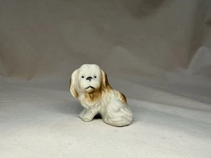 Estatuilla de perro vintage de porcelana de Japón de los años 50 miniatura pekinés hecha en Japón - Imagen 1 de 23