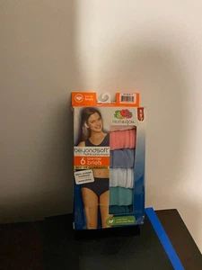 NUOVO SLIP INTIMO DONNA TAGLIA SMALL (5) FRUIT OF THE LOOM VITA BASSA CONFEZIONE DA 6 - Foto 1 di 10