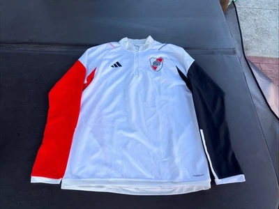 River Plate Argentina Adidas Training Top 2023/24 quarter zip pullover - Image 1 of 4