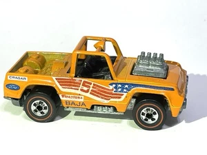 🧡Hot Wheels 1973 H/K Redline Flying Colors Baja Bruiser in Orange MINT - Picture 1 of 7