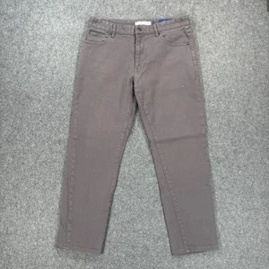 Pantalones de mezclilla elásticos de viaje Peter Manning NYC para hombre 32x27 gris calce ajustado - Imagen 1 de 10