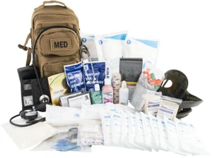 Tactical Trauma First Aid Back Pack Kit "230 Items" - Picture 1 of 21