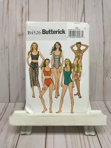 Butterick 4526 Misses' Swimsuit Beach Cover-up Sarong 14-20 Sewing Pattern NEW - Picture 1 of 2