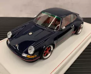 1/18 Resin Automodell Porsche Singer911 dunkelblau limitiert auf 50 Stück - Bild 1 von 6