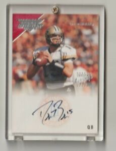 NFL Drew Brees New Orleans Saints Autographed Topps Rookie Football Card - Rare