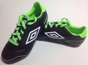 Nuove scarpe da calcio giovanili Umbro Classico 3 HGR JR tacchetti neri/lime/bianchi taglie 12 1 - Foto 1 di 4