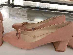 ZARA HIGH HEEL SCHUHE MIT SCHLEIFENDETAIL ROSA 36-41 Ref. 6214/101 - Bild 1 von 3