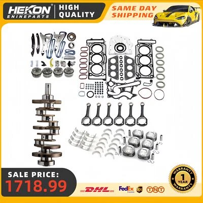 M276 3.5L Engine Crankshaft Pistons Rods Timing Chain Kit VVT For Mercedes-Benz - Image 1 of 4
