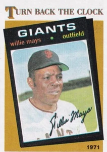 WILLIE MAYS 1986 Topps Turn Back the Clock - Foto 1 di 2