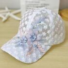 Embroidered Flowers Duck Tongue Hat Women Sunscreen Sunshade Hat