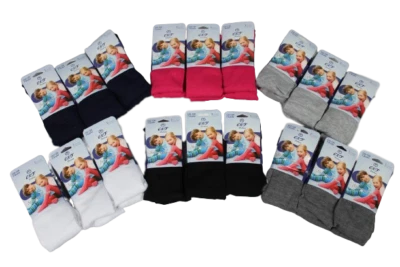 E&F FASHION 3 Mädchen Jungen Strumpfhosen uni Farben Gr. 86/92 98/104 110/116 122/128