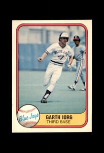 1981 FLEER BASEBALL CARD TORONTO BLUE JAYS #423 GARTH IORG