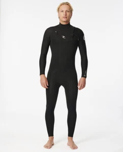 Rip Curl Dawn Patrol Performance Herren 4/3 mm Frontzip BLACK Neopren - Bild 1 von 6
