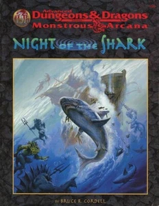 NIGHT OF THE SHARK EXC! MONSTROUS ARCANA Vintage D&D Dungeons Dragons Module TSR - Picture 1 of 3