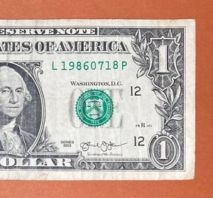 1986 July 18 ( L 19860718 P ) Birthday Note $1 One Dollar Bill - Picture 1 of 3