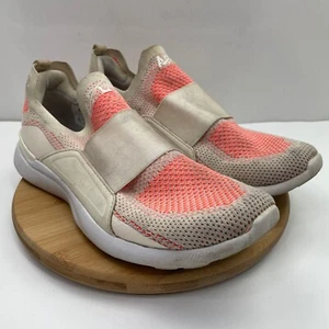 APL Mens Rose Dust Blush White TechLoom Bliss Knit Slip On Running Shoes 8.5 - Picture 1 of 9