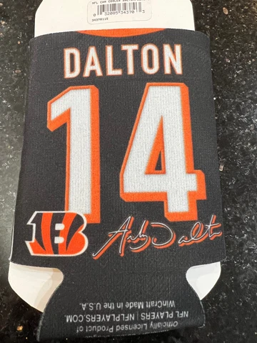 Cincinnati Bengals NFL  Andy Dalton (Red Rifle) can cooler koozie Cover