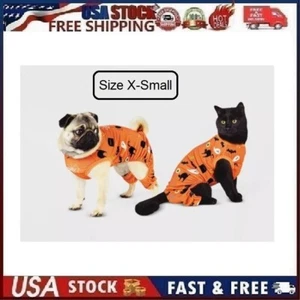 Hyde & EEK! Boutique Spooky Halloween Sleep Dog and Cat Pajama X-Small - Picture 1 of 9