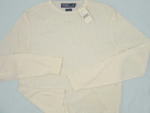 NEW! Polo Ralph Lauren Pure Linen Sweater! M L XL 2X  *Slimmer Fit, Ribbed* - Picture 1 of 4