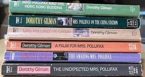 Lot of 6 Dorothy Gilman: Unexpected Pollifax~Amazing~Palm~Safari~China~Buddha~PB - Picture 1 of 3