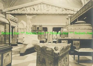 Cartolina RPPC Hall of Casts NYC Metropolitan Museum of Arts con varie esposizioni - Foto 1 di 2