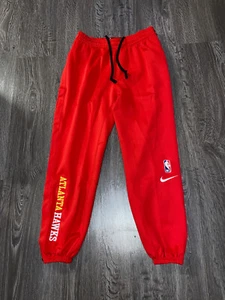 Nike NBA Atlanta Hawks Team Issue Rip Away Snap Warm Up Pants L-Tall CN4796-657 - Picture 1 of 9