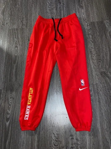 Nike NBA Atlanta Hawks Team Issue Rip Away Snap Warm Up Pants L-Tall CN4796-657 Cover