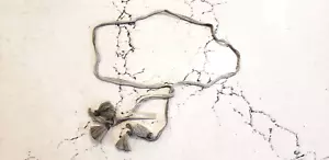 CHAN LUU LARIAT HALSKETTE WICKELARMBAND LEDER & KETTE MIT QUASTE NEU MIT ETIKETT - Bild 1 von 7
