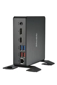 SHUTTLE XPC nano NC4010BA Intel Celeron 7305 4GB DDR4 128GB SSD 1xHDMI 1xDP W11P - Bild 1 von 12