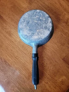 Vintage Club Hammered Aluminum Small 6 1/4” Skillet Fry Pan Wood Handle - Picture 1 of 9