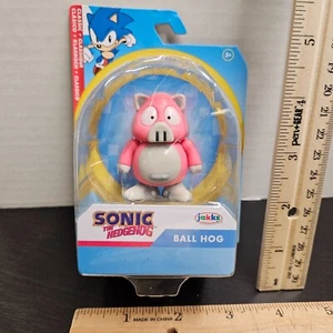 SONIC the Hedgehog Jakks Pacific BALL HOG Pig 2.5" Mini ACTION FIGURE - NEW! - Picture 1 of 5