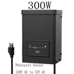 BN-LINK 300W Outdoor Transformer for Low Voltage Landscape Lighting, with Timer  - Picture 1 of 8
