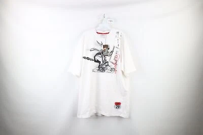 Nuevo Lote De Colección 29 Hombres XL Deletrear Looney Tunes Wile E Coyote Camiseta Blanca Foto 1 de 4