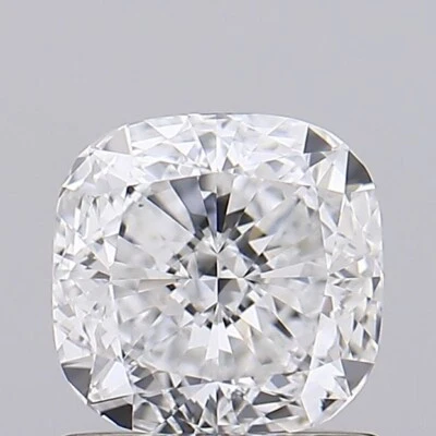 1 CT Unique Cushion Cut Lab Grown Diamond Engagement Ring - Image 1 of 2