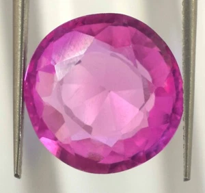 Runder natürlicher Mogok rosa Rubin 11,80 kt Edelstein zertifiziert C4398 Geburtstagsangebot - Bild 1 von 9